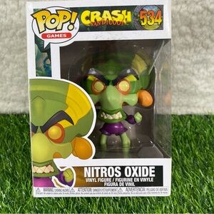 Funko Pop! Crash Bandicoot Games Nitros Oxide Vinyl Figure Green and Purple